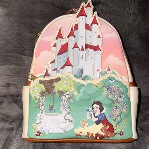 Loungefly Disney Snow White Castle Series Backpack NWT